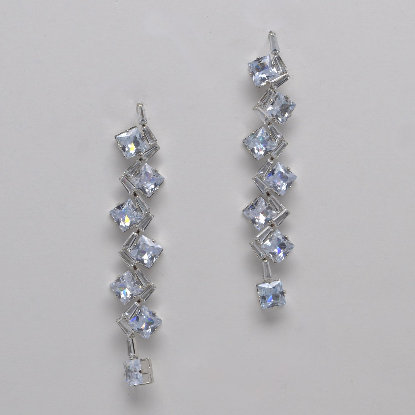 Cascading Baguette Earring