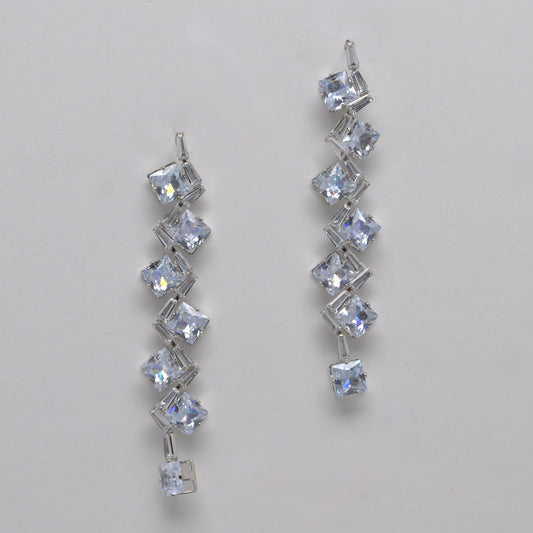 Cascading Baguette Earring