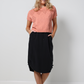 Pull on Ruched Skirt