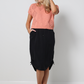 Pull on Ruched Skirt