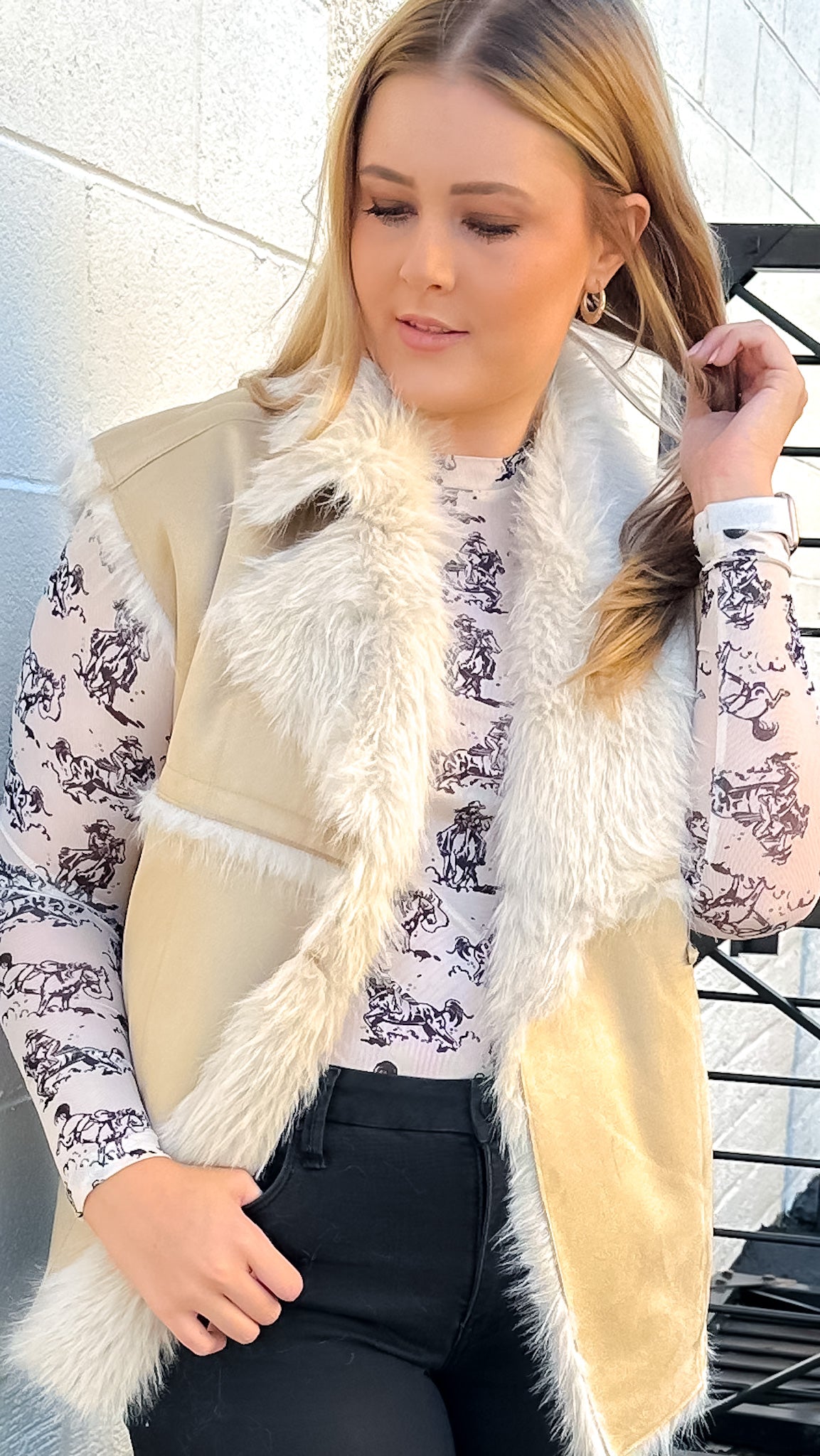 Lux Faux Fur Vest