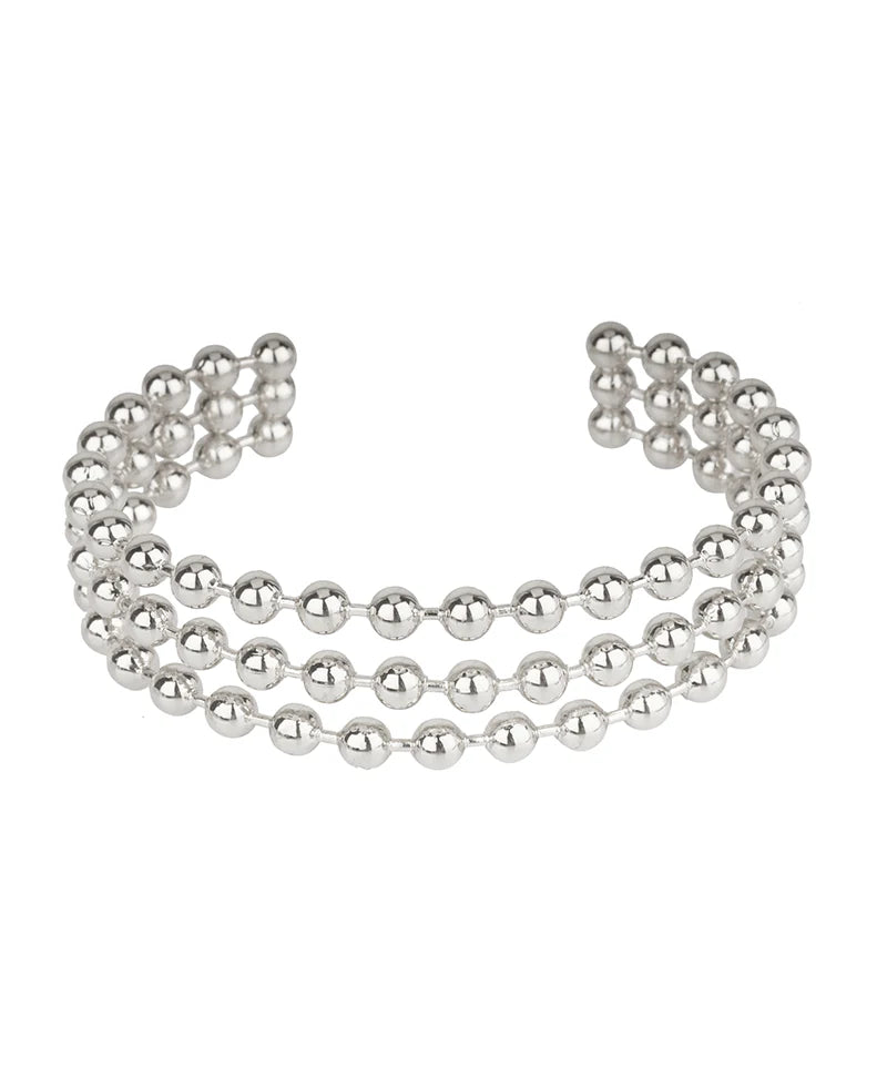 Metal Ball Chain Bangle Bracelet