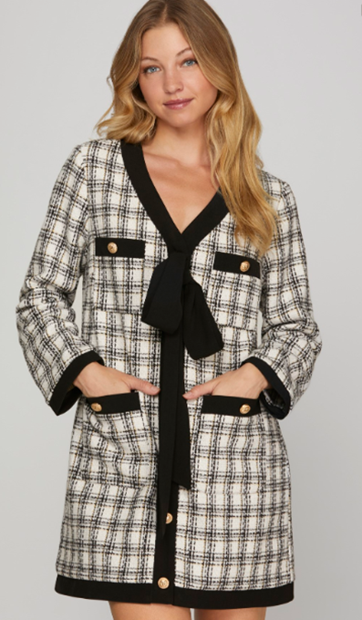 Bow Jacket Dress