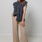 Elan Button Down Jean Shirt