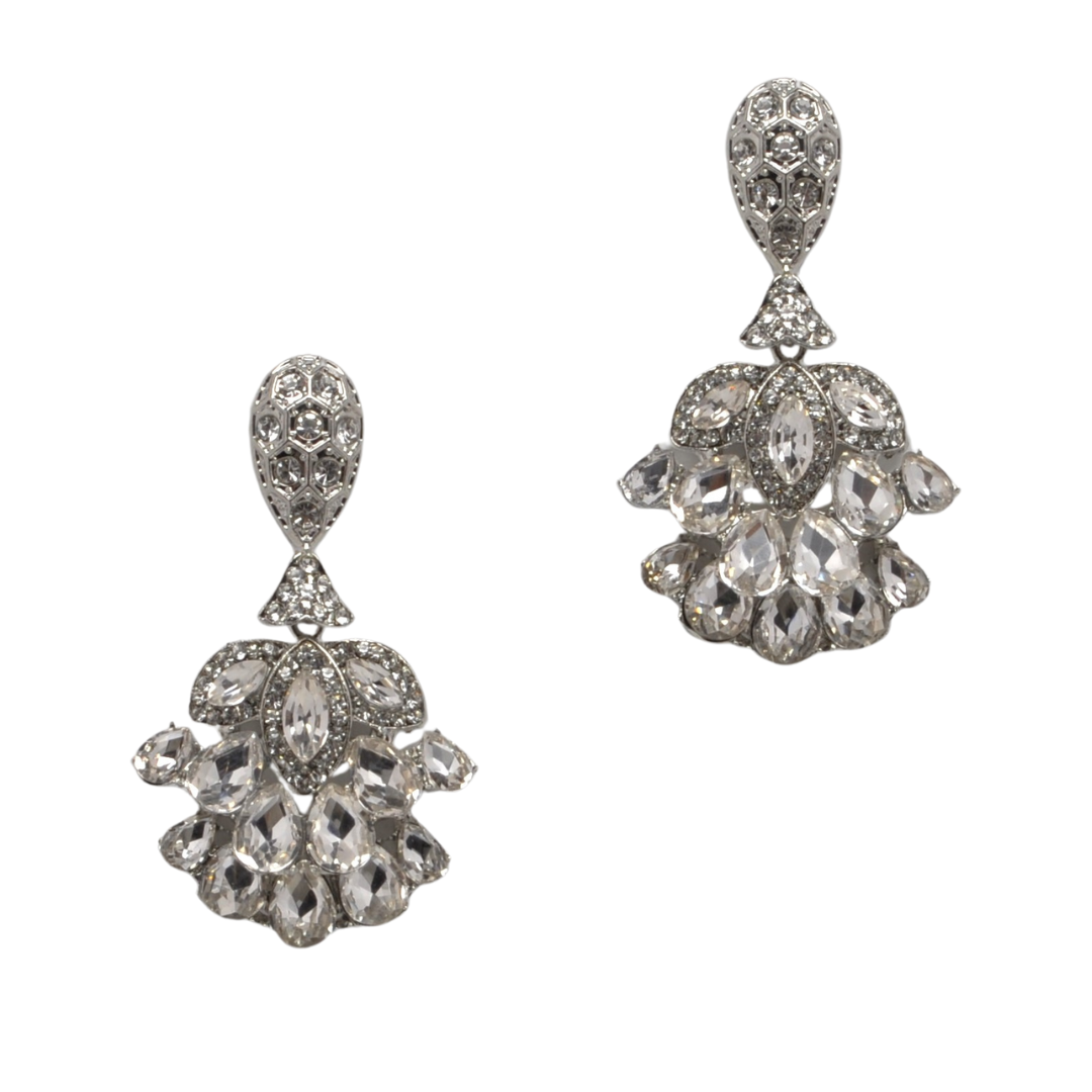 Clear/Silver Pave Earring