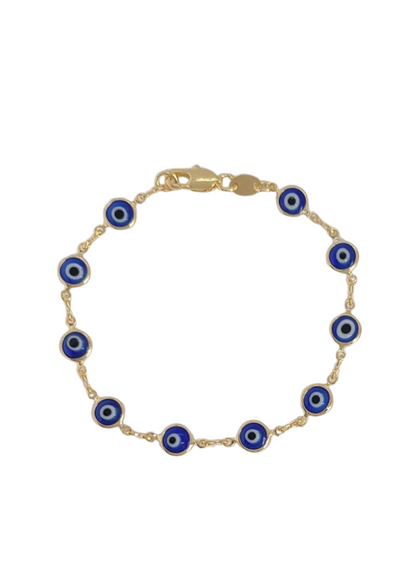 18K Evil Eye Bracelet