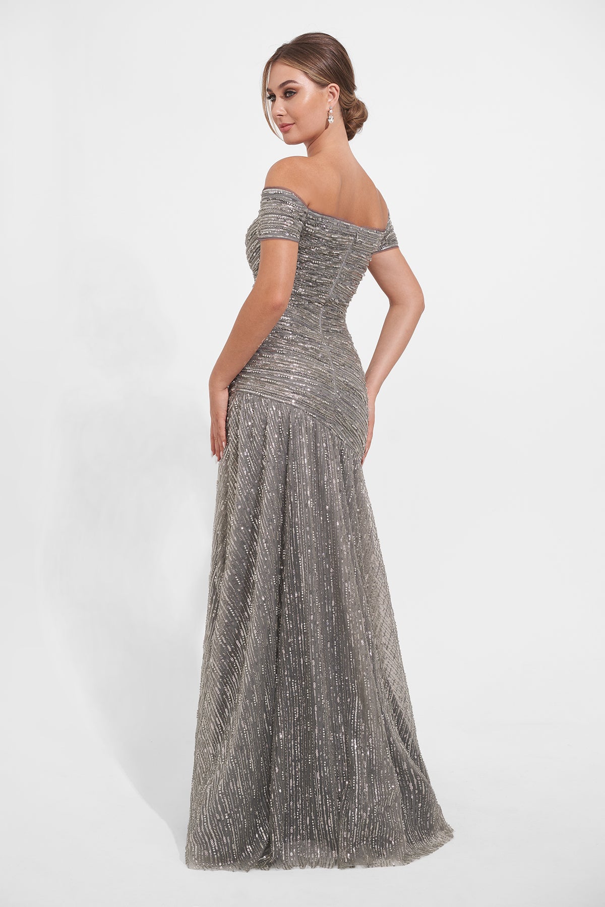 Spectacular Mermaid Sequin Lace Gown  K278024